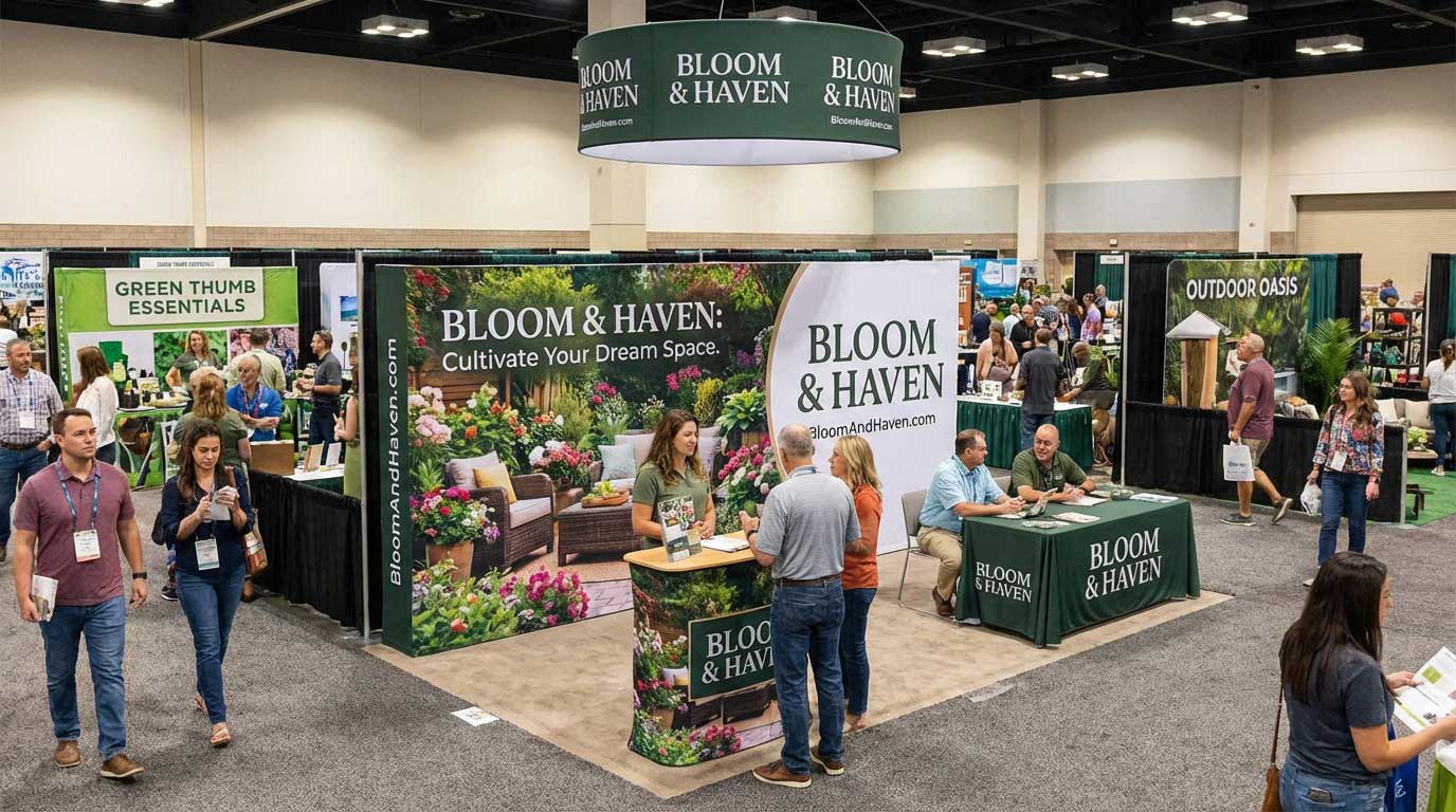 How to Choose the Right Fabric Trade Show Display for Your Booth Size