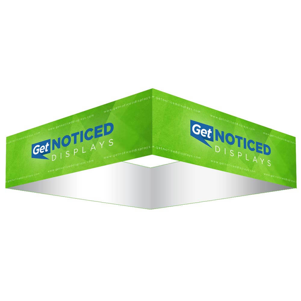 15ft x 42 in Square Hanging Banner Single-Sided – Get Noticed Displays