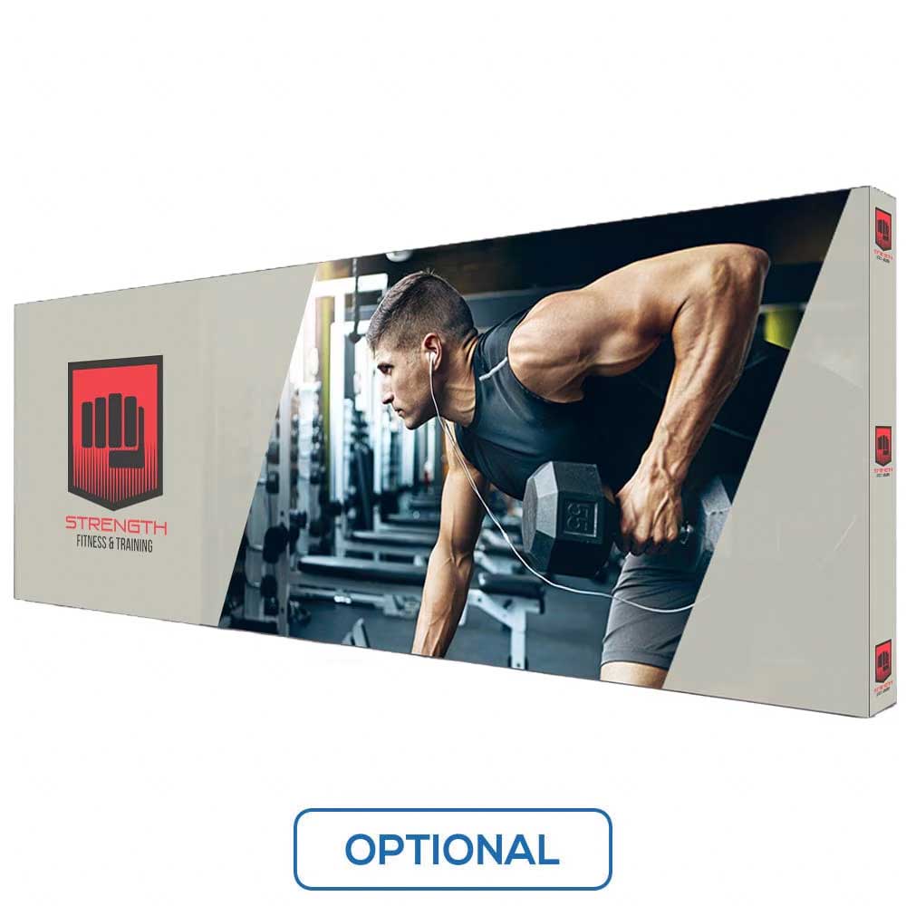 20 x 7.5ft. Continuous SEG Backlit Single-Sided