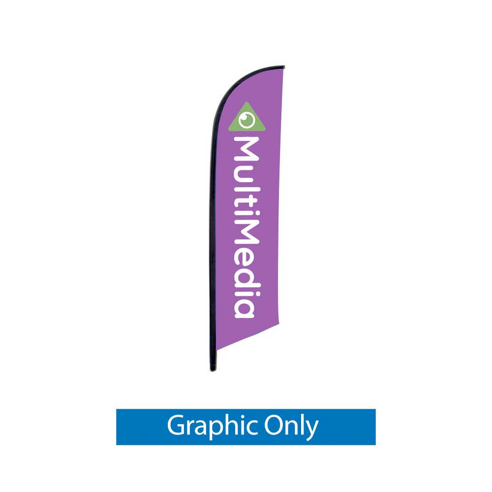 7 ft. Feather Flag Single-Sided Graphic Only