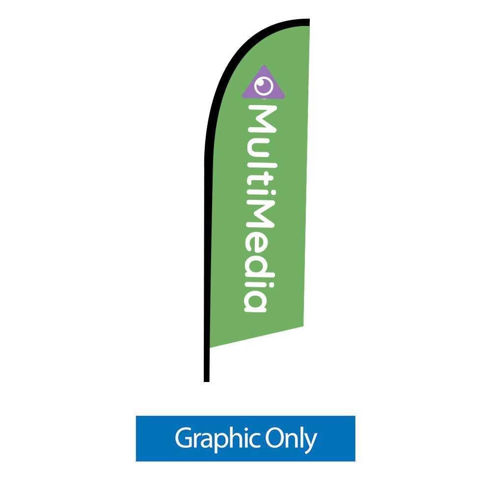 8.25 Ft. Feather Flag Single-Sided Graphic Only