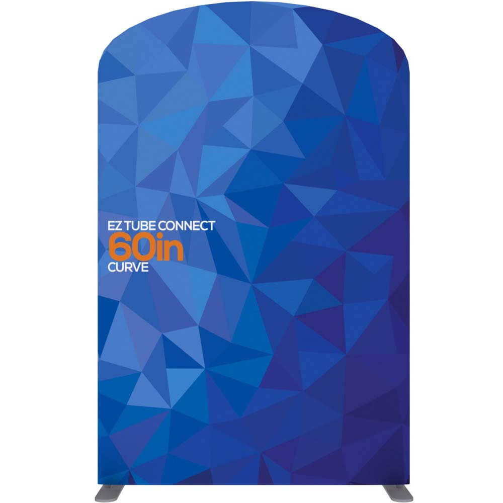 5 ft EZ Connect Curved Top Double-Sided Tubular Display