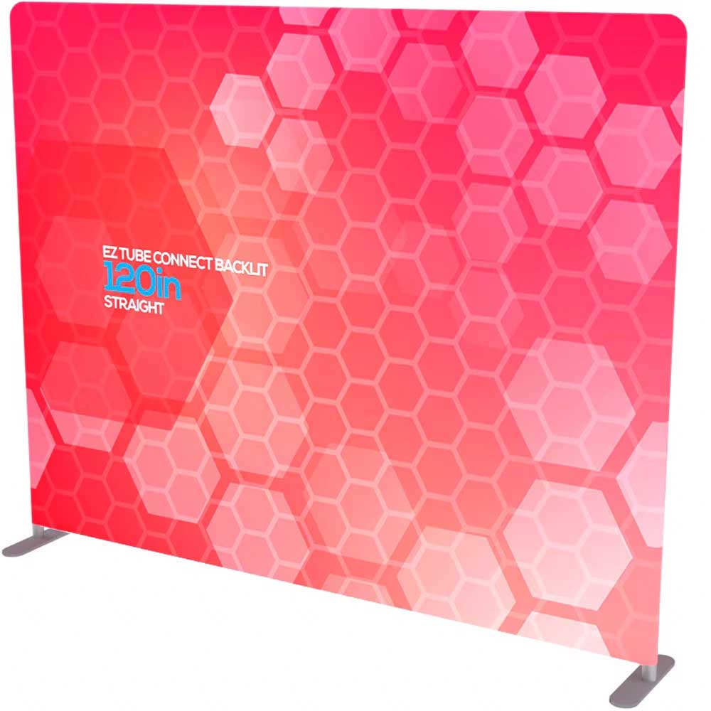 10 ft. EZ Tube Connect Straight Backlit Single-Sided Display