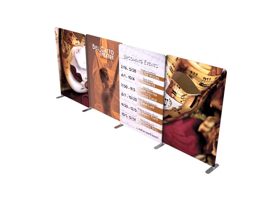 20 ft EZ Tube Connect Backlit Single-Sided Modular Kit B