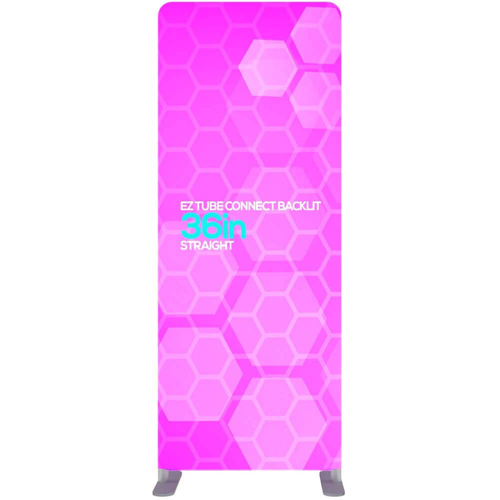 3 ft. EZ Tube Connect Straight Backlit Single-Sided Display