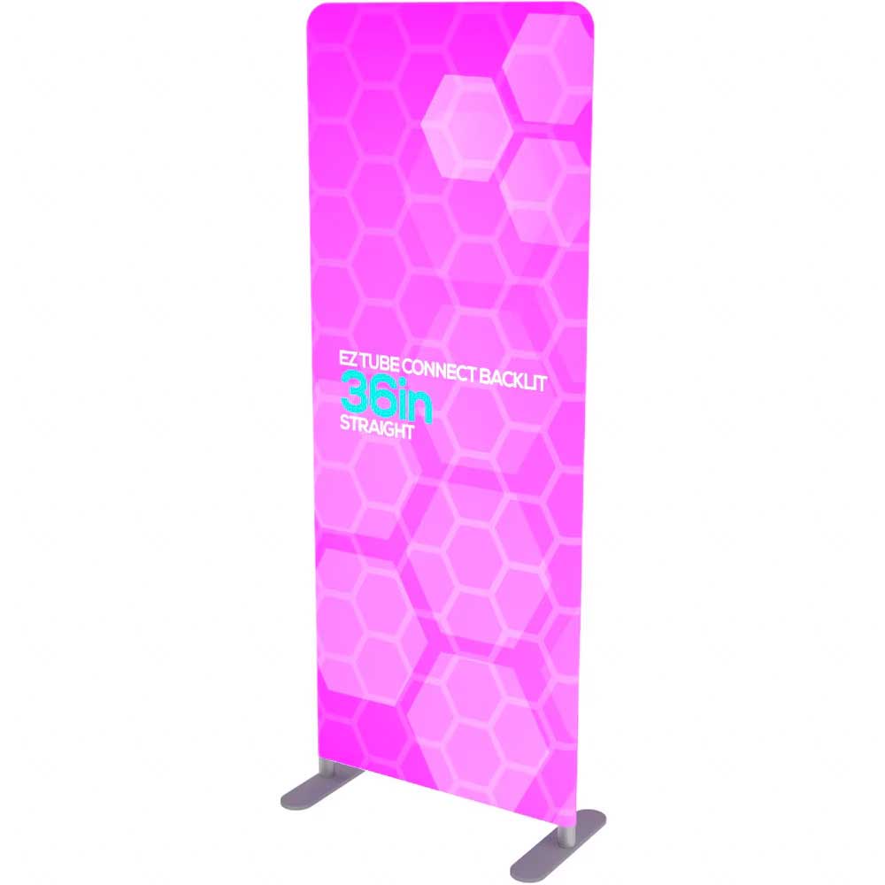 3 ft. EZ Tube Connect Straight Backlit Single-Sided Display