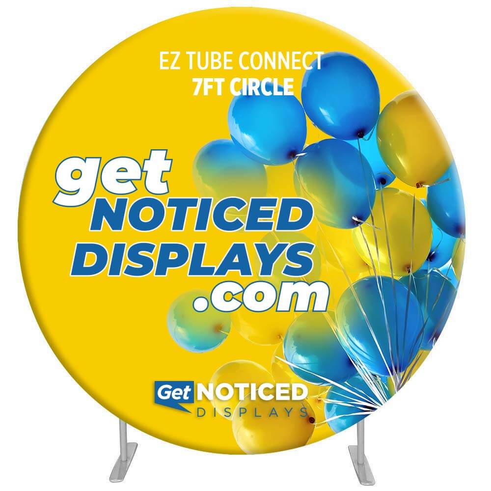 7 ft. EZ Tube Connect Circle Double-Sided Graphic Only