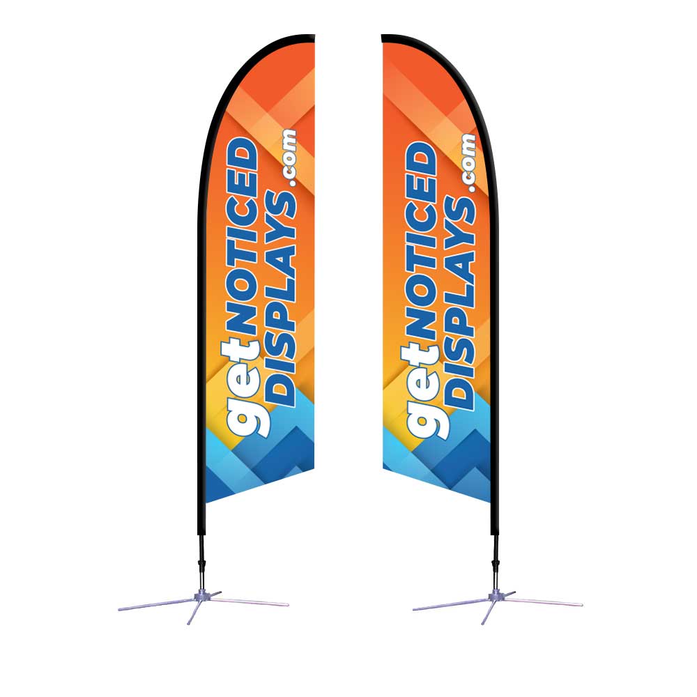 10.5ft Feather Flag  X–Base Double-Sided