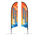 10.5ft Feather Flag  X–Base Double-Sided