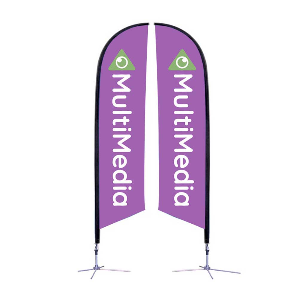 7 ft. Feather Flag X-Base Double-Sided