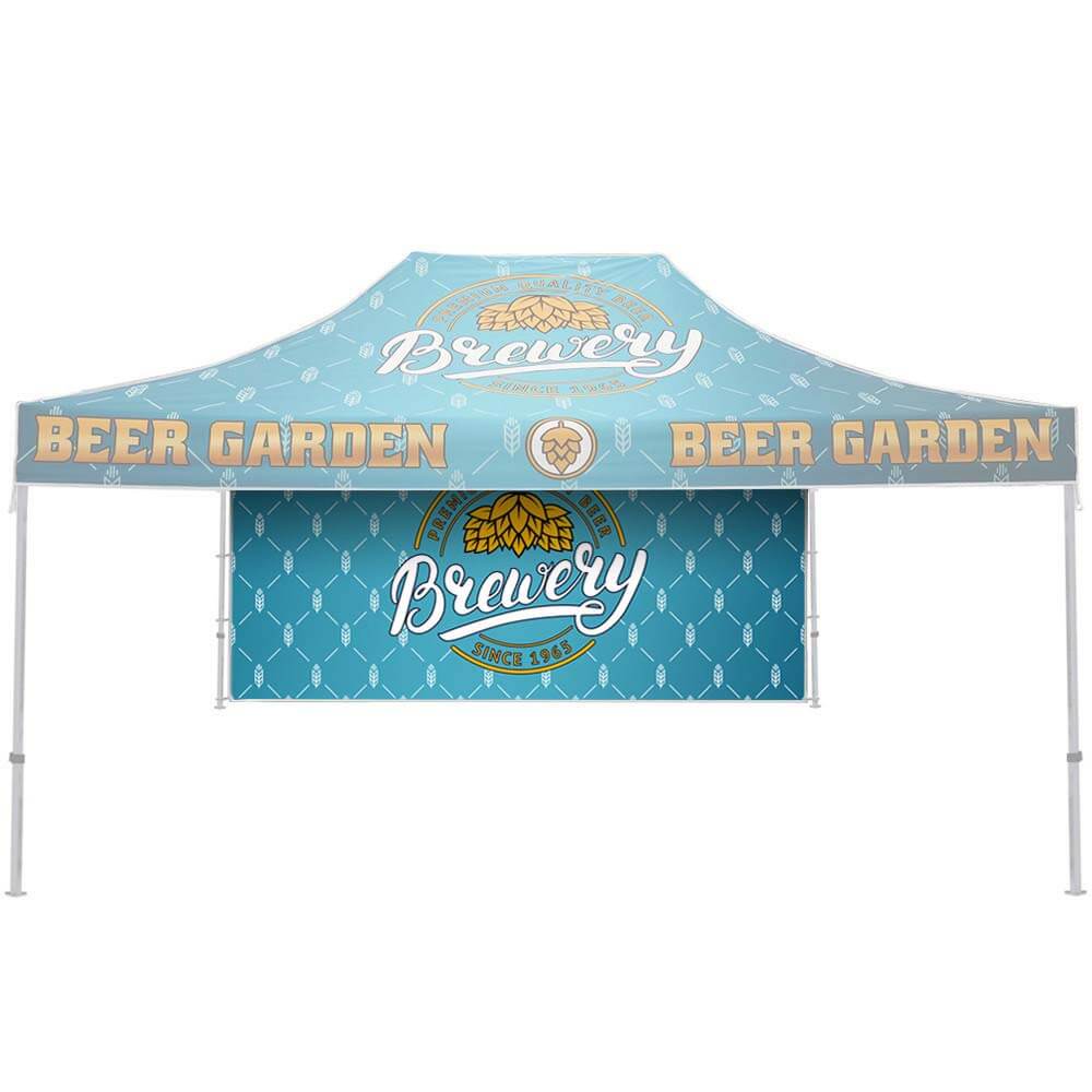 15 FT Custom Canopy Tent Backwall