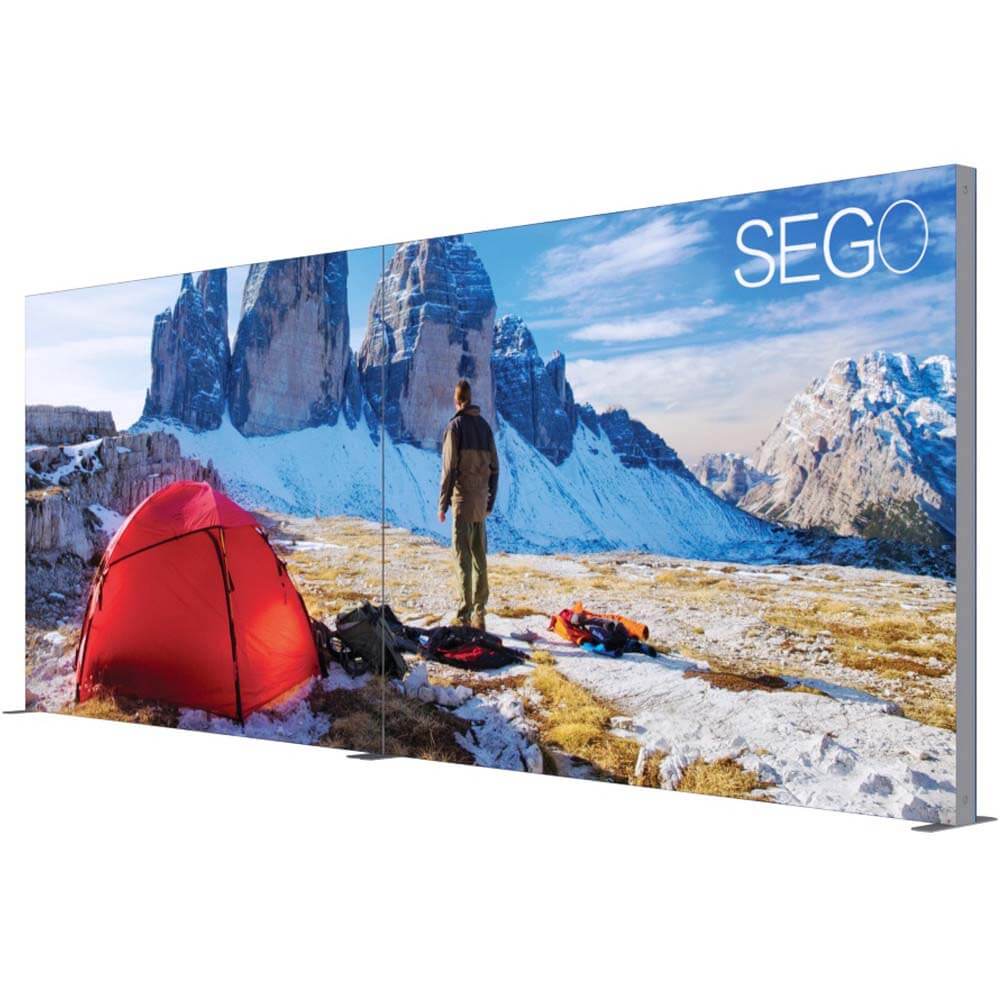 20 x 8 SEGO Modular Lightbox Double-Sided Display