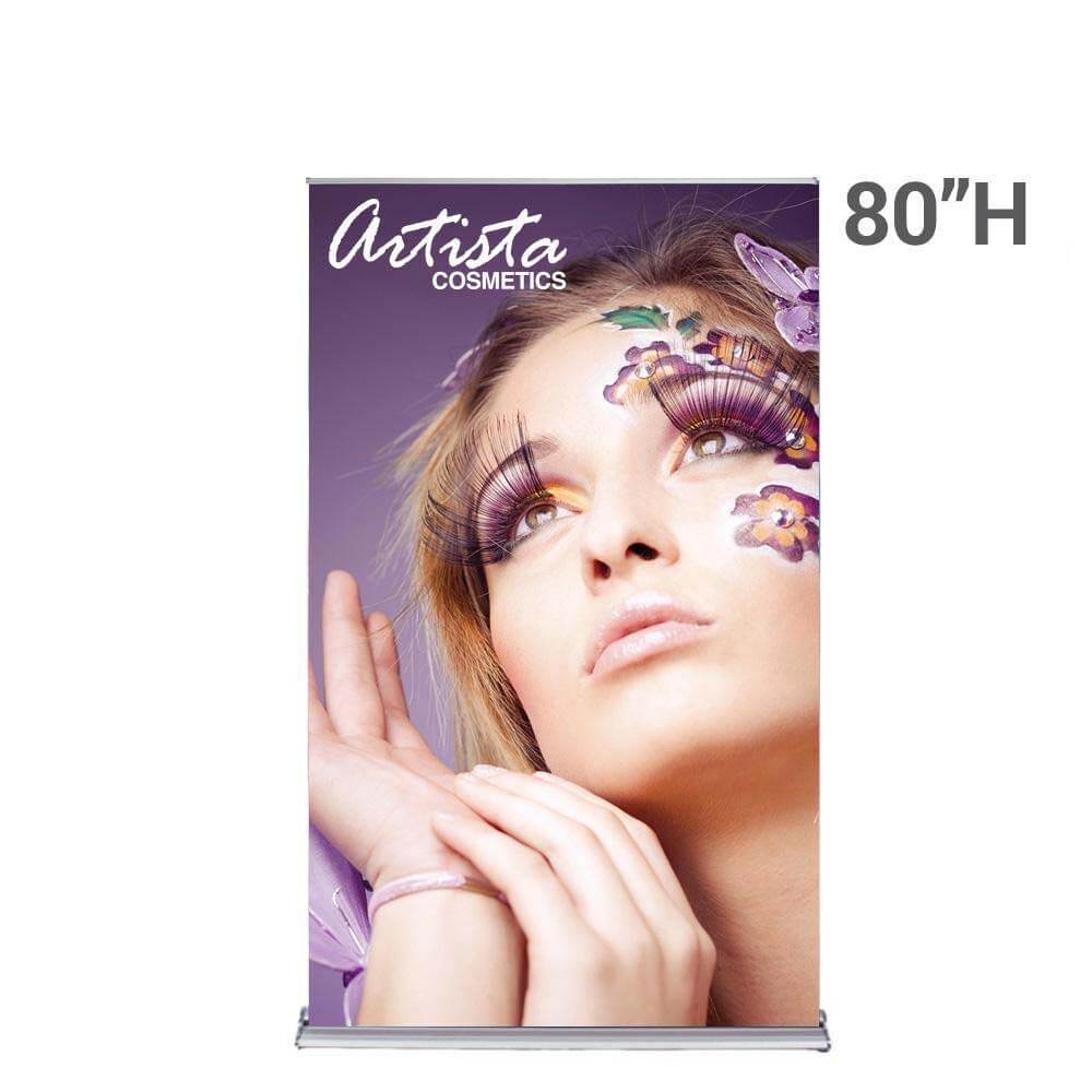 48 x 80 in Silverstep Retractable Banner Stand