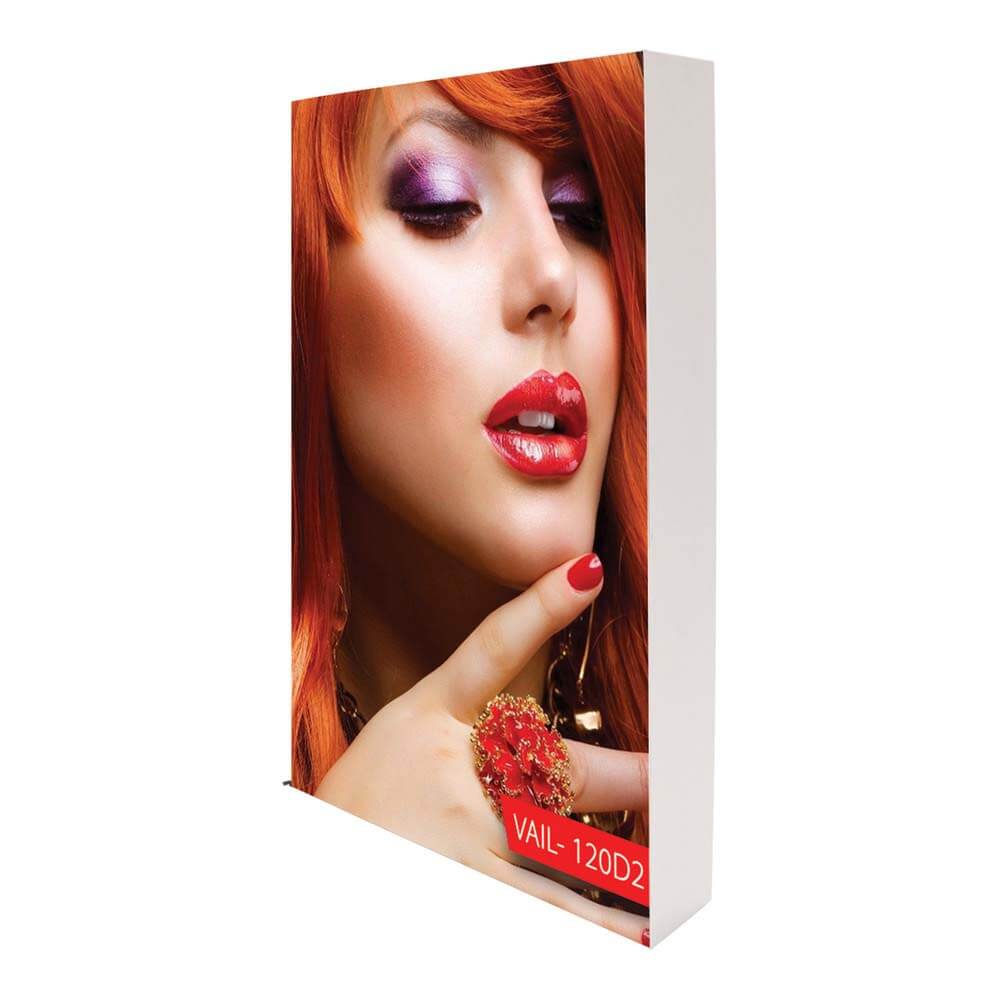 10 ft x 10 ft Vail SEG Backlit Double-Sided Display