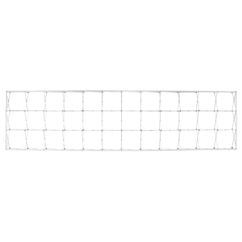 30 FT Custom Fabric Pop Up Backwall with Endcaps