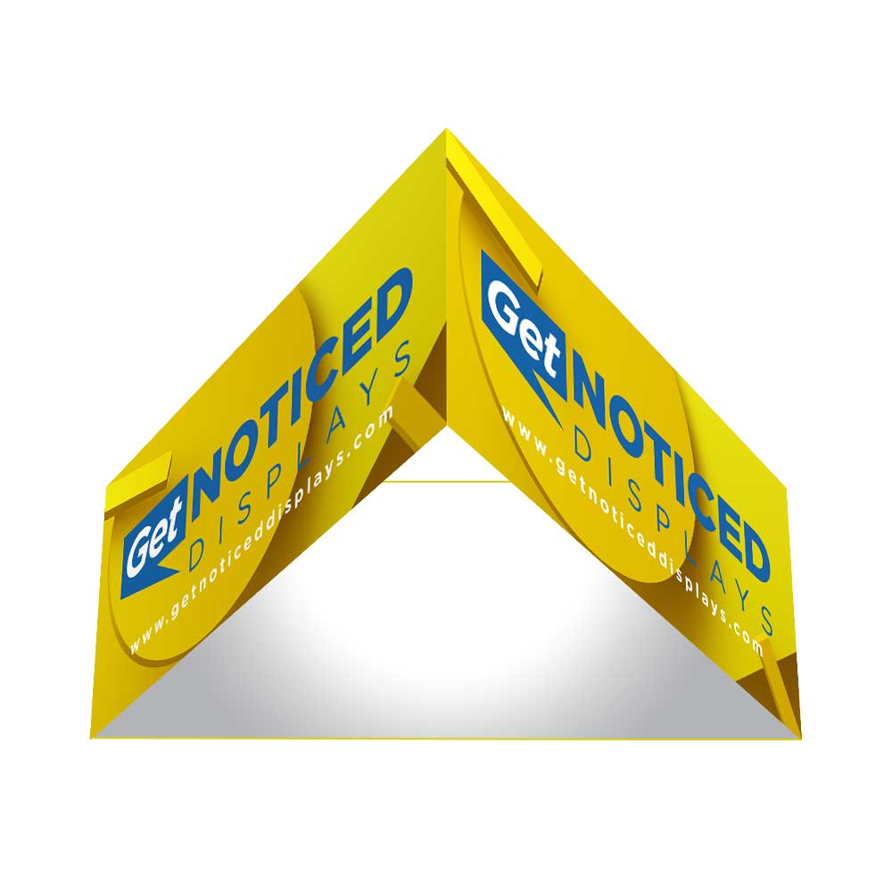 5ft x 42 in Triangle Hanging Banner Single-Sided