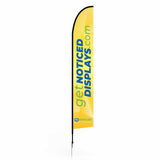 14ft Feather Flag Spike Base Double-Sided