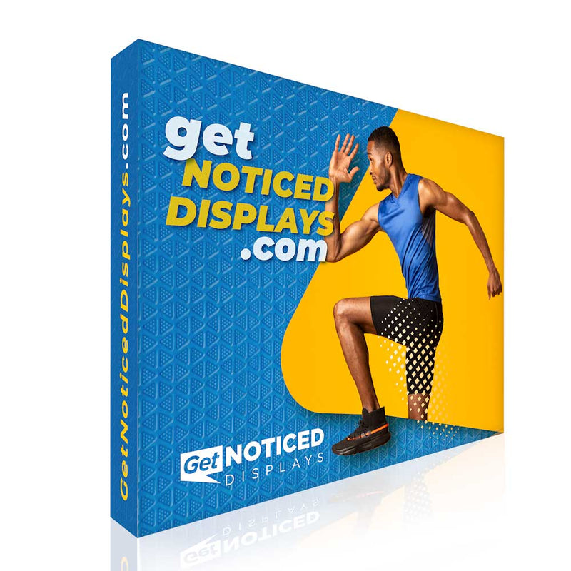 10 FT Custom Fabric Pop Up Backdrop Display with Endcaps – Get Noticed ...