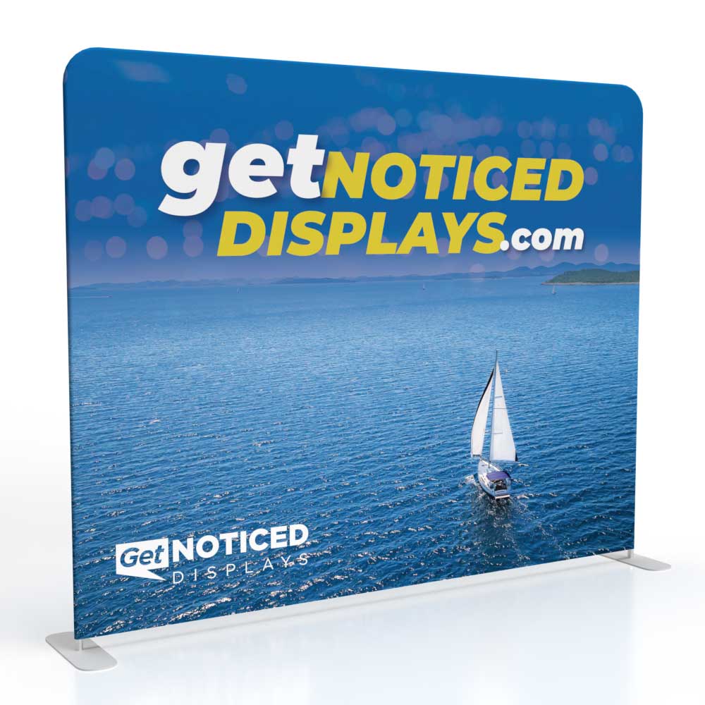 10 FT Custom Tension Fabric Tube Display Single-Sided