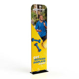 2 x 7.5 ft Fabric Vertical Tube Banner Double-Sided